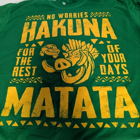 Hakuna Matata T-Shirt From The Broadway Musical - Picture 3 of 3